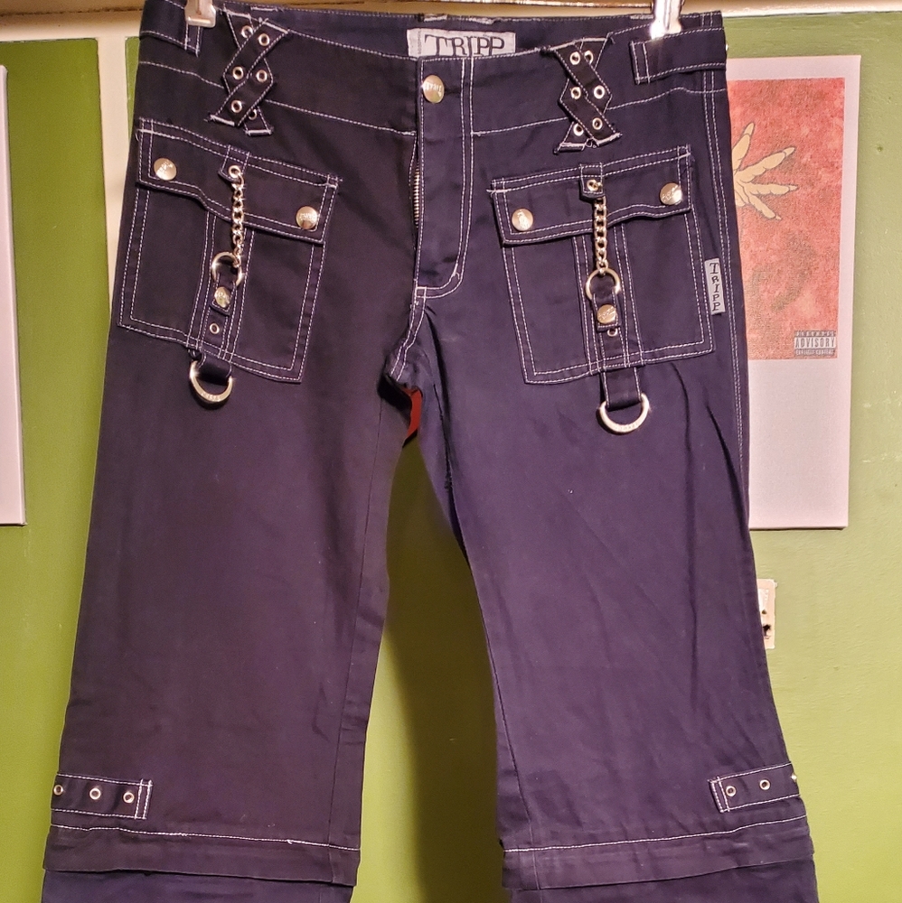 Rare vintage black Tripp pants size 5